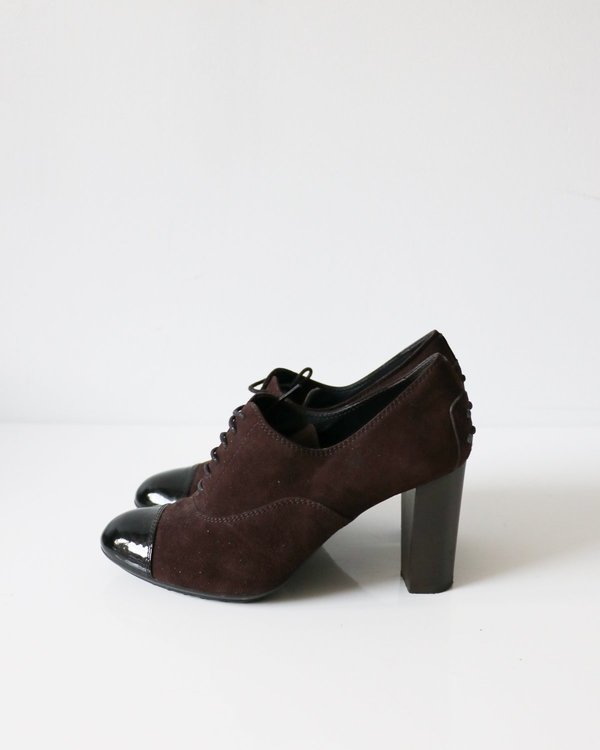 Tod's Suede Oxford Pumps, Size 37 Tod's Suede Oxford Pumps, Size 37