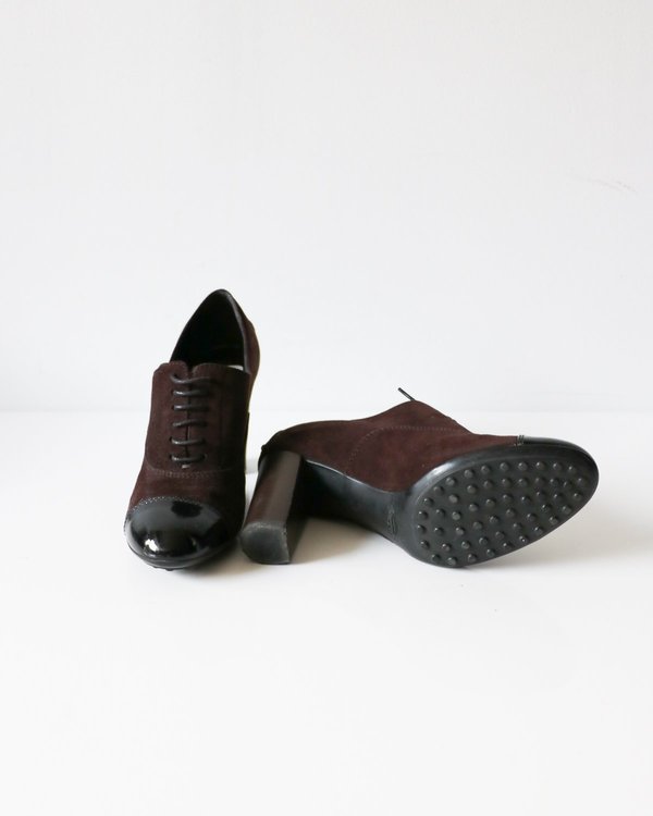 Tod's Suede Oxford Pumps, Size 37 Tod's Suede Oxford Pumps, Size 37
