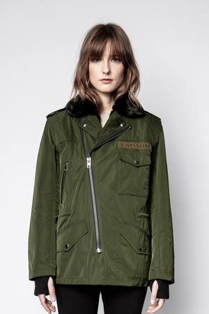 Zadig & Voltaire Keys Nylon Jacket - Olive | Garmentory