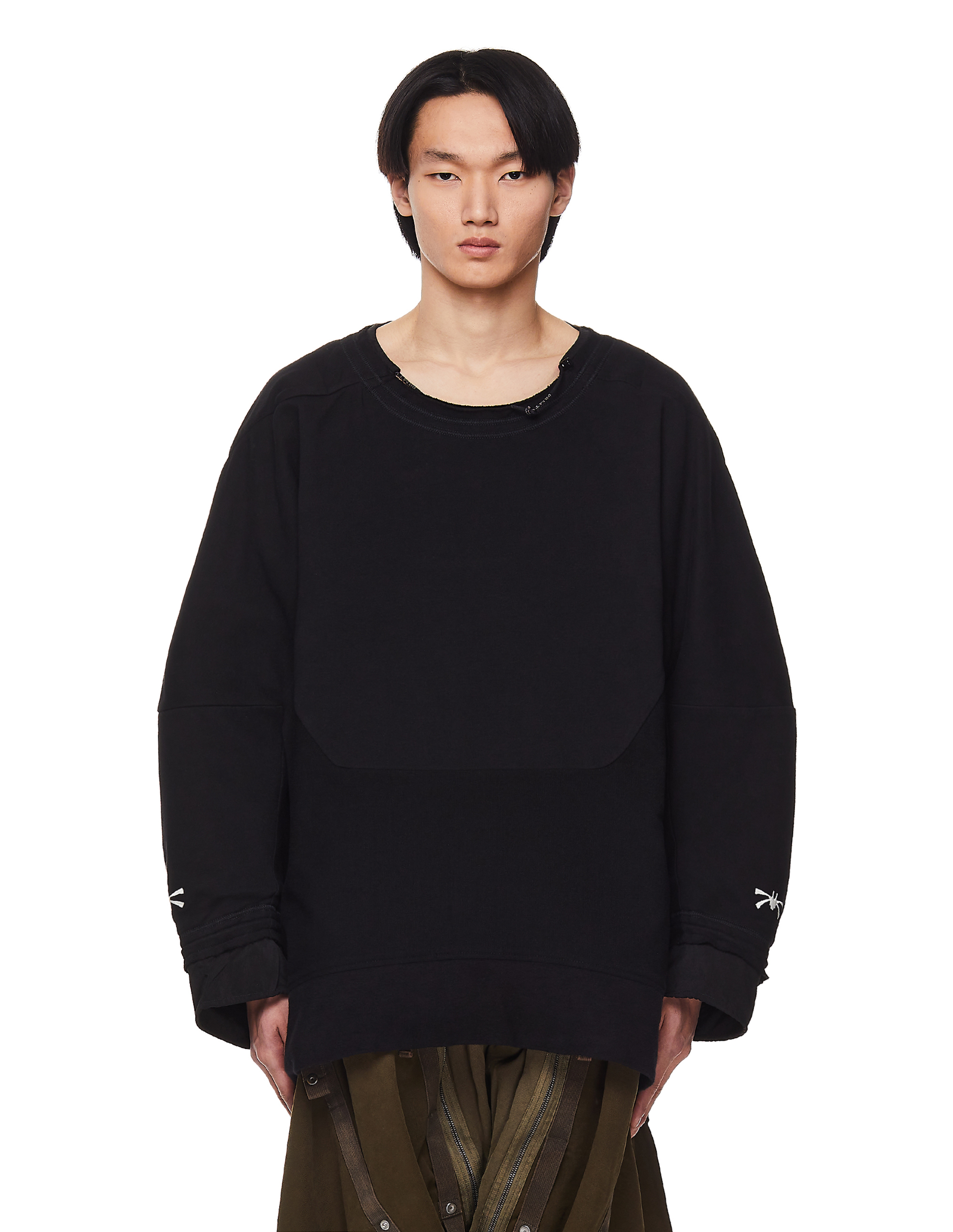 HAMCUS/zipper sleeve pullover