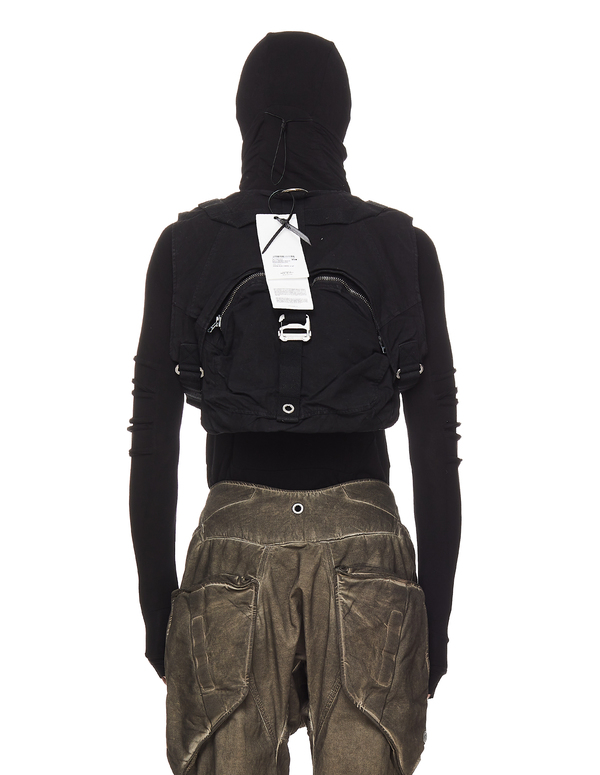 Hamcus Cropped Vest - Black | Garmentory