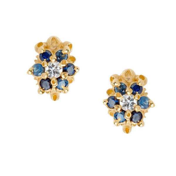 Ruta Reifen Flower Studs - Blue Ruta Reifen Flower Studs - Blue
