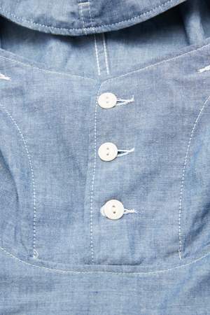 Engineered Garments for Totem Brand Co. Cagoule Shirt Jacket - Blue Engineered Garments for Totem Brand Co. Cagoule Shirt Jacket - Blue