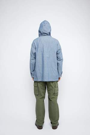 Engineered Garments for Totem Brand Co. Cagoule Shirt Jacket - Blue Engineered Garments for Totem Brand Co. Cagoule Shirt Jacket - Blue