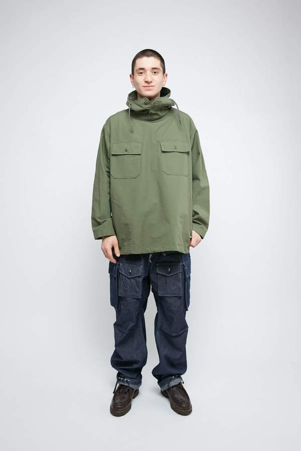 Engineered Garments for Totem Brand Co. Cagoule Shirt - Olive