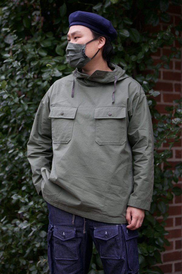 Engineered Garments for Totem Brand Co. Cagoule Shirt - Olive