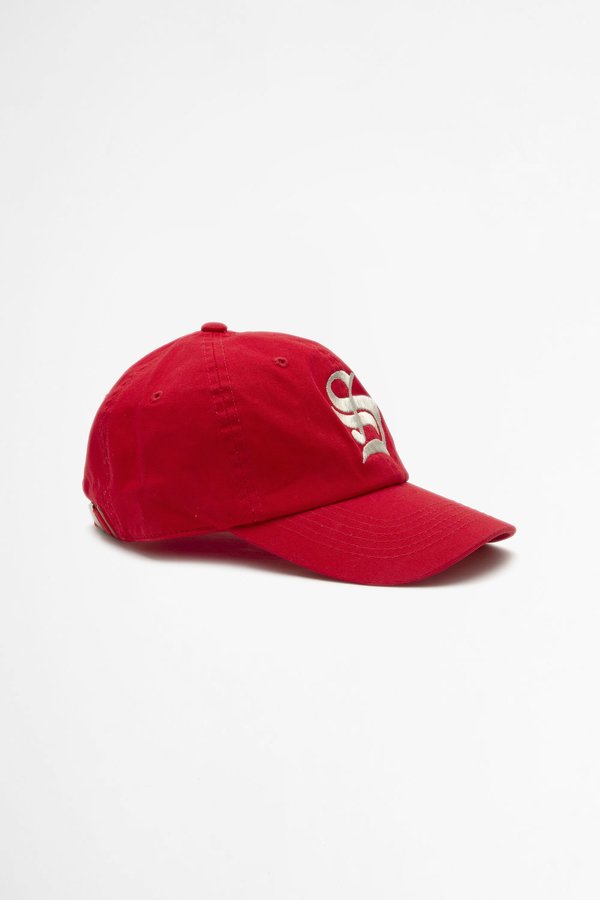 Sporty & Rich Old English S Hat - Sport Red Sporty & Rich Old English S Hat - Sport Red