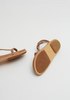 Mari Giudicelli Isabel Sandal - Marrom - Thumbnail 2
