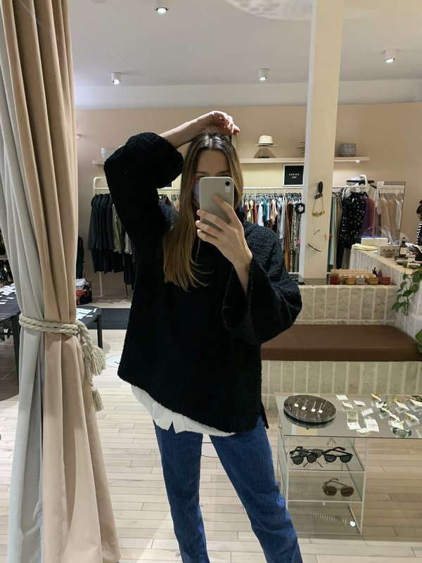 Melissa Nepton LAYLA SWEATER - BLACK Melissa Nepton LAYLA SWEATER - BLACK