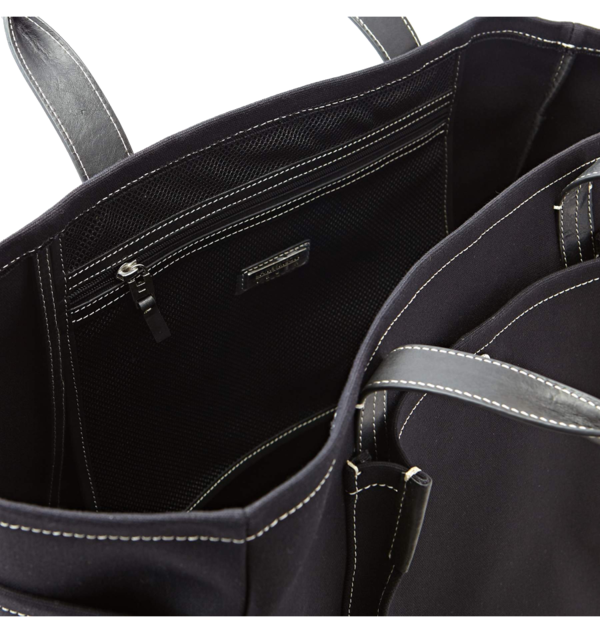 Unisex Lambertson Truex Bradley Canvas Tote - Black Unisex Lambertson Truex Bradley Canvas Tote - Black