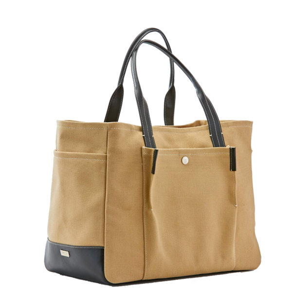 Unisex Lambertson Truex Bradley Canvas Tote - Khaki Unisex Lambertson Truex Bradley Canvas Tote - Khaki