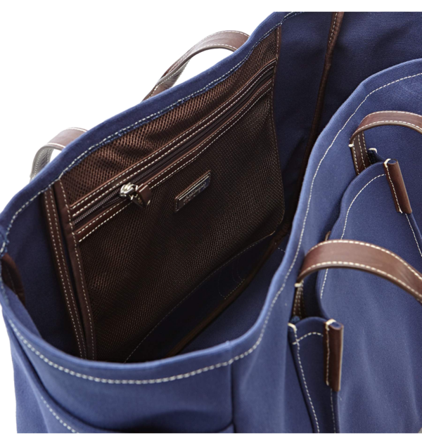 Unisex Lambertson Truex Bradley Canvas Tote - Navy Unisex Lambertson Truex Bradley Canvas Tote - Navy