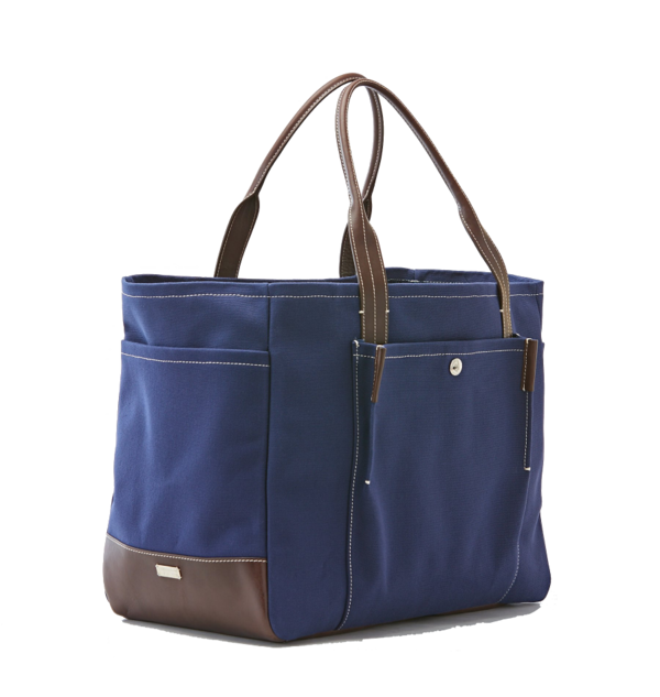 Unisex Lambertson Truex Bradley Canvas Tote - Navy Unisex Lambertson Truex Bradley Canvas Tote - Navy