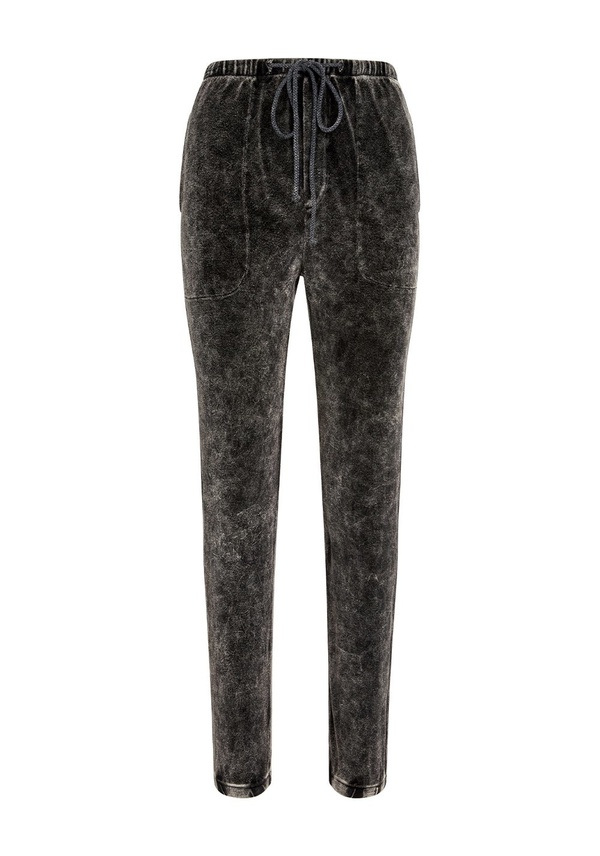 Bella Dahl Relaxed Velour Jogger - Vintage Black Bella Dahl Relaxed Velour Jogger - Vintage Black