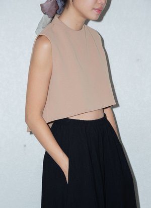 KAAREM Tu Sa Wide Leg Split Leg Pocket Pant w/ Elastic - Black KAAREM Tu Sa Wide Leg Split Leg Pocket Pant w/ Elastic - Black