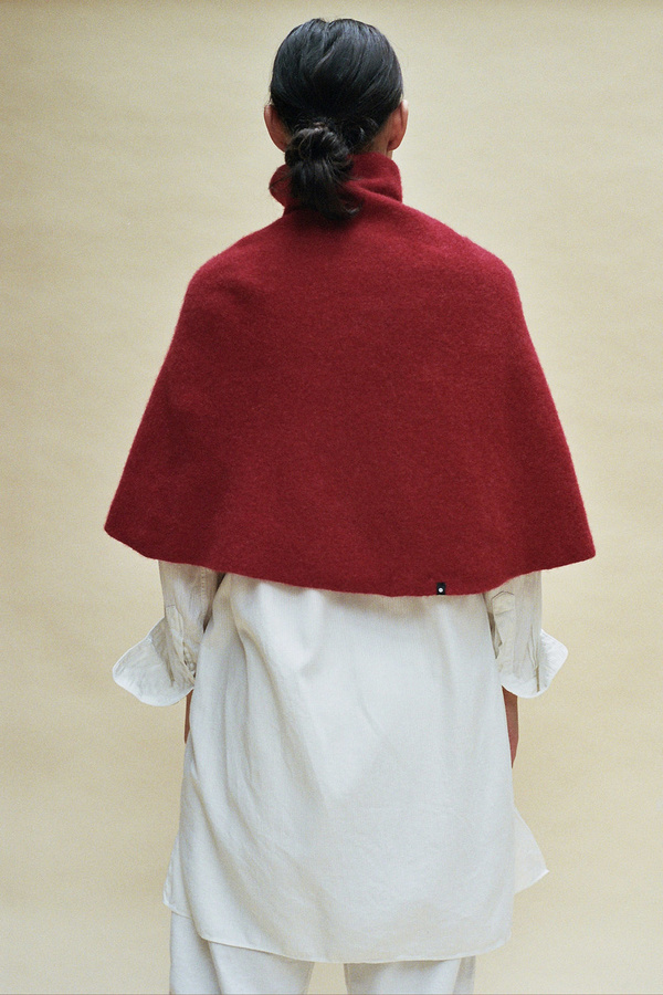 ジャケット・アウター cecilie telle high neck poncho Cecilie Telle High Neck Knitted Poncho | Garmentory