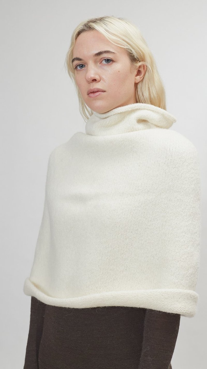 Lauren Manoogian Pyramid Shoulders White Garmentory