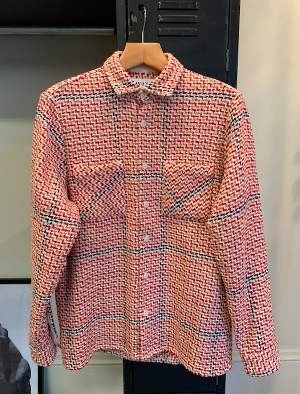 Wax London Whiting Overshirt - Giant Windowpane Twill Wax London Whiting Overshirt - Giant Windowpane Twill