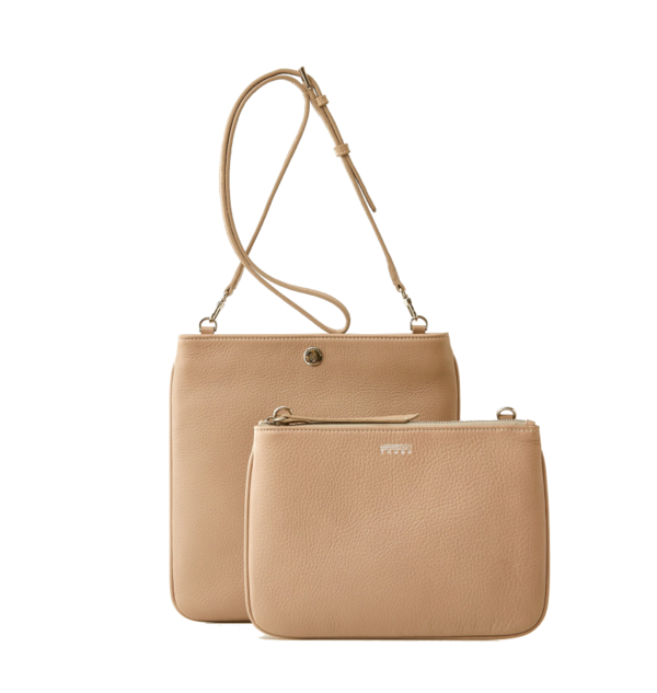 Convertible Crossbody NAPPA LUX, Sand Convertible Crossbody NAPPA LUX, Sand