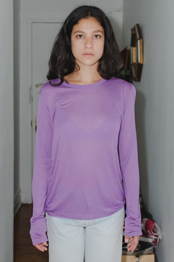 Baserange Bamboo Jersey Long Sleeve - purple Baserange Bamboo Jersey Long Sleeve - purple