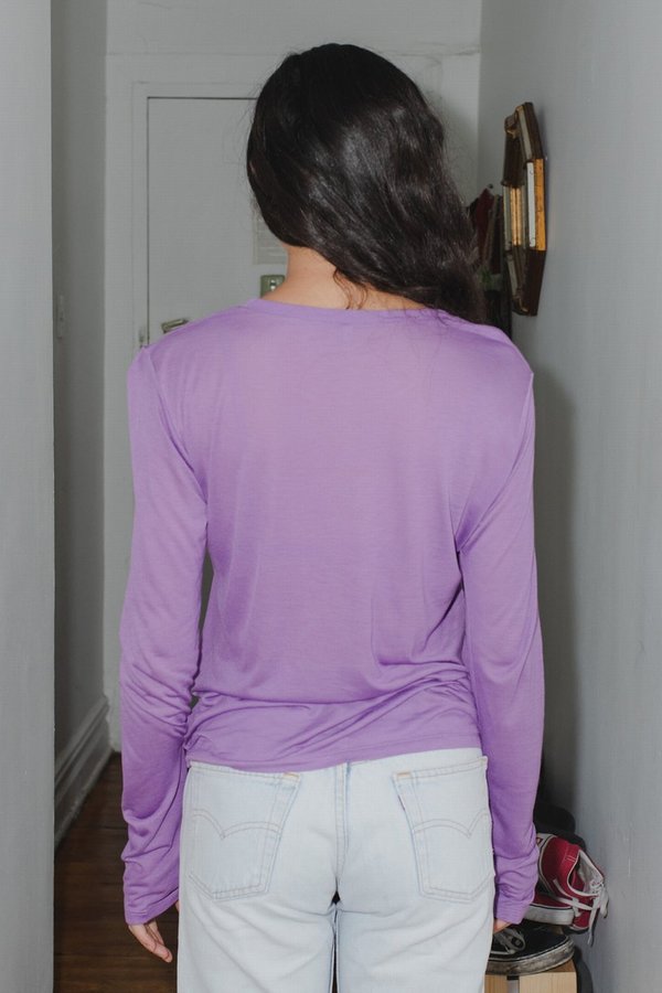 Baserange Bamboo Jersey Long Sleeve - purple Baserange Bamboo Jersey Long Sleeve - purple