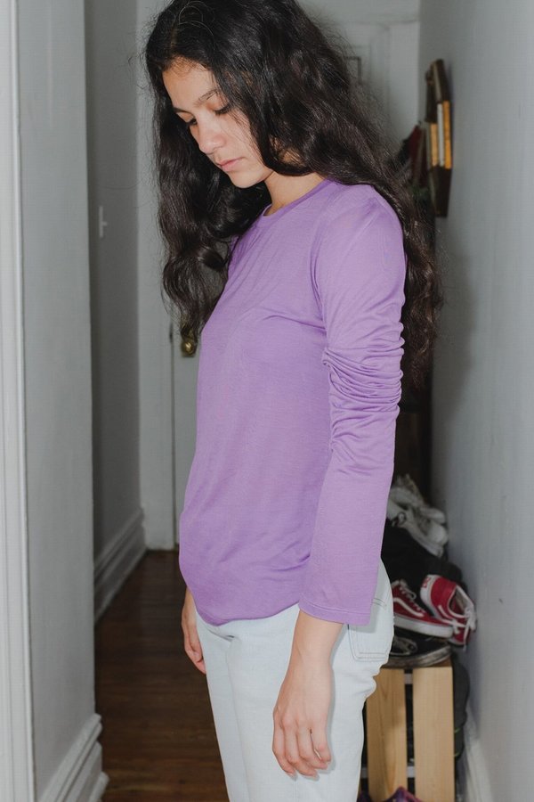 Baserange Bamboo Jersey Long Sleeve - purple Baserange Bamboo Jersey Long Sleeve - purple