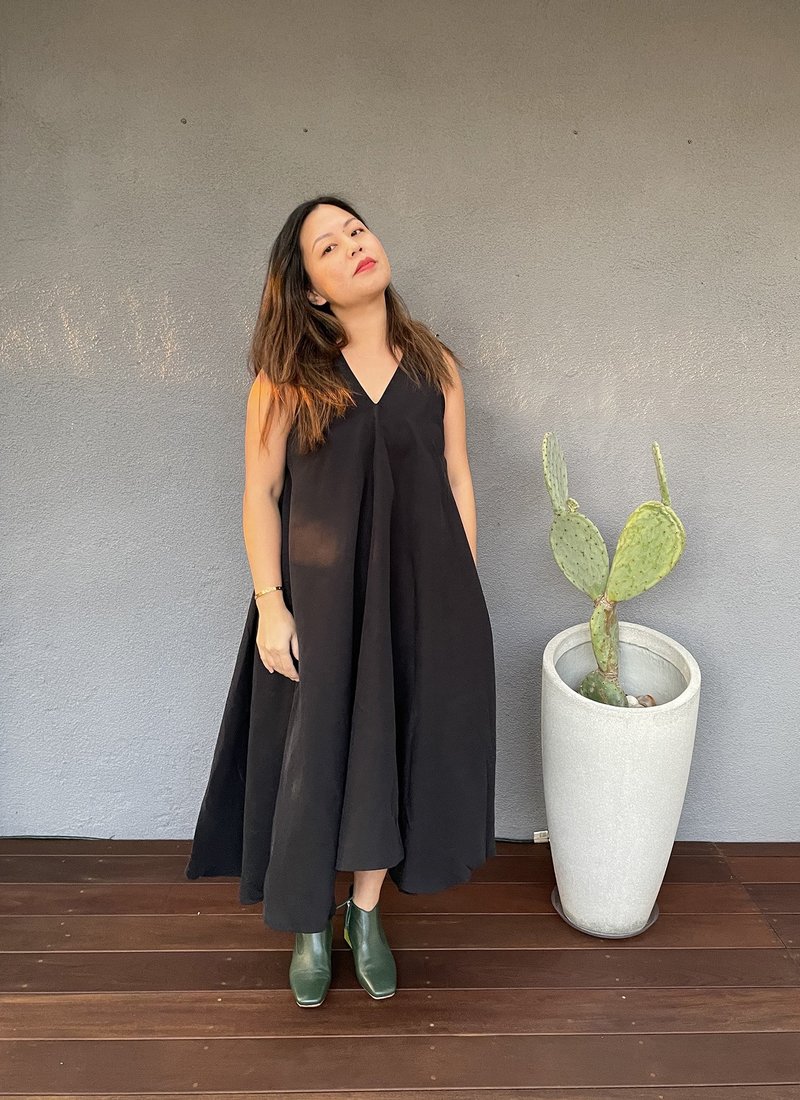 black tent dress Gabanna Tent Dress