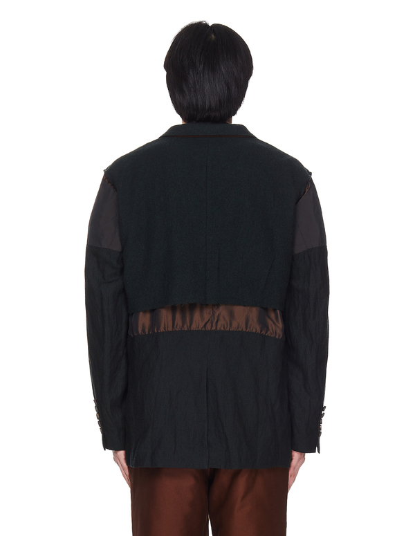 Ziggy Chen Wool Cut Out Jacket Ziggy Chen Wool Cut Out Jacket