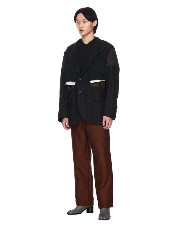Ziggy Chen Wool Cut Out Jacket Ziggy Chen Wool Cut Out Jacket