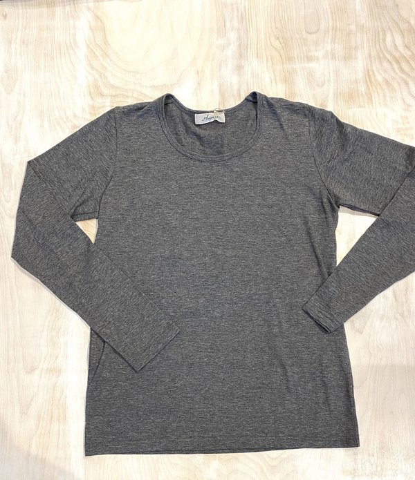 Ichi Antiquités Cotton Yak Tee - Charcoal Ichi Antiquités Cotton Yak Tee - Charcoal