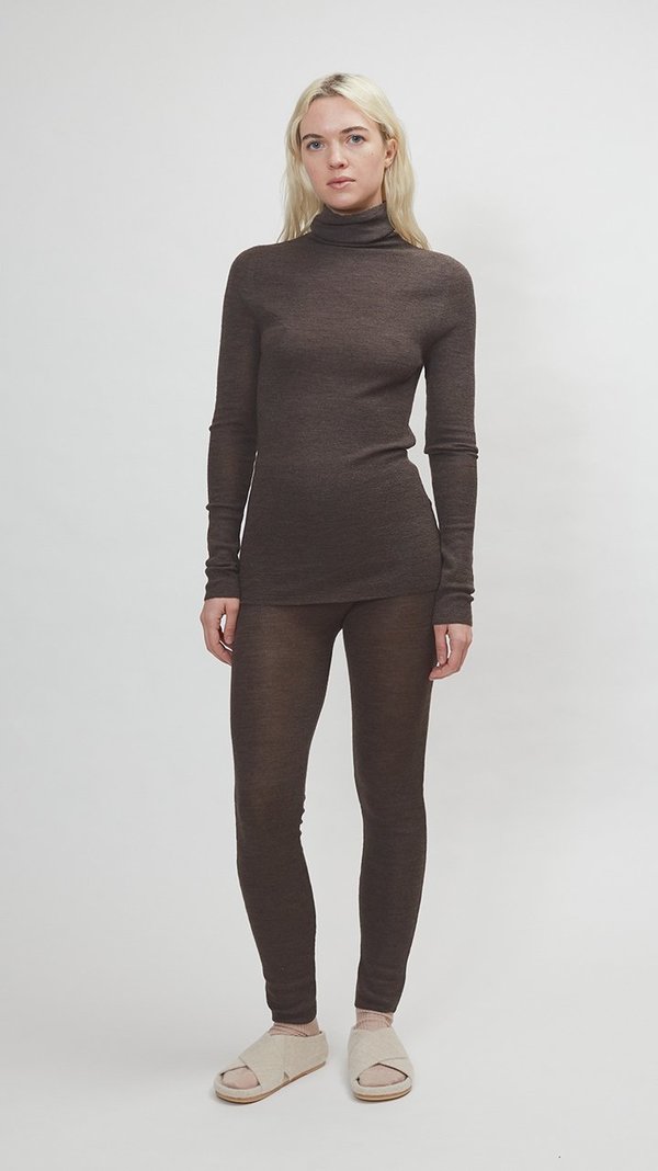 Lauren Manoogian Rib Turtleneck - Raku Lauren Manoogian Rib Turtleneck - Raku