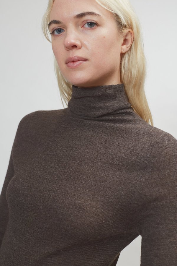 Lauren Manoogian Rib Turtleneck - Raku Lauren Manoogian Rib Turtleneck - Raku