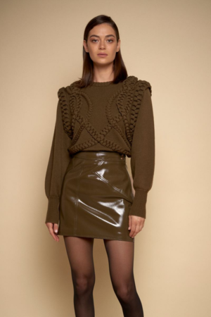 Ronny Kobo Yeva Merino Knit Sweater 
