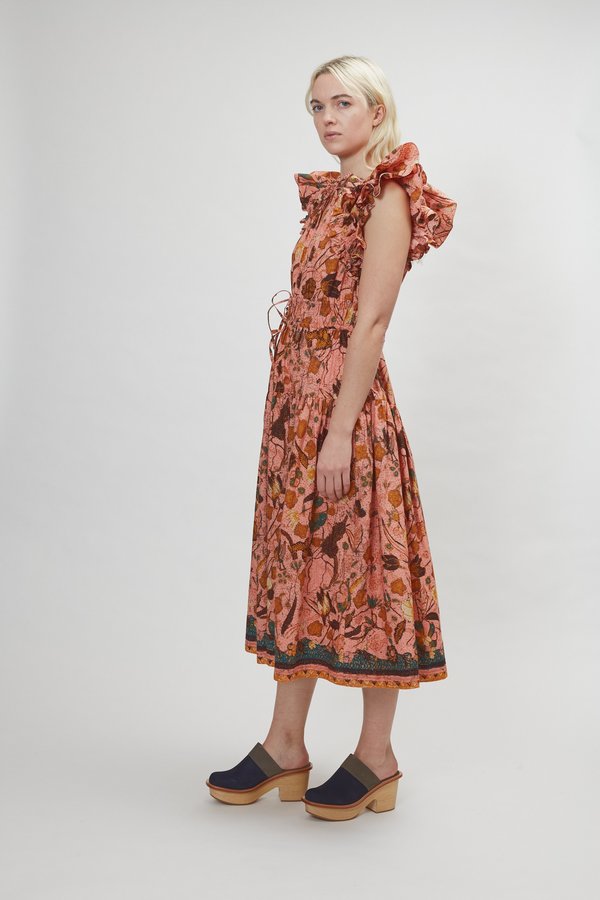 Ulla Johnson Arina Dress - Blush Floral Ulla Johnson Arina Dress - Blush Floral