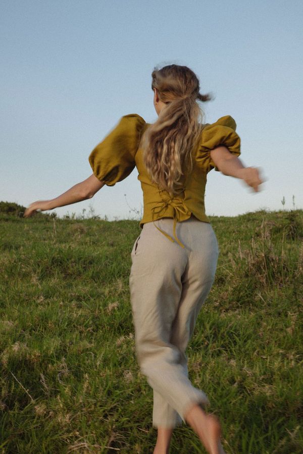 Muse the Label Ada Pants - Oatmeal Muse the Label Ada Pants - Oatmeal