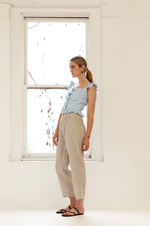 Muse the Label Ada Pants - Oatmeal Muse the Label Ada Pants - Oatmeal