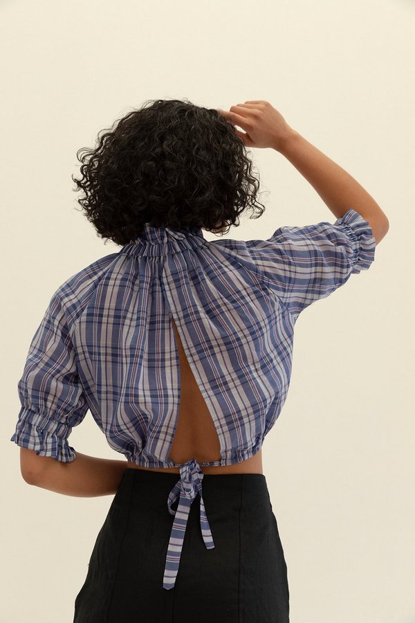 Muse the Label Alice Blouse - Check Muse the Label Alice Blouse - Check
