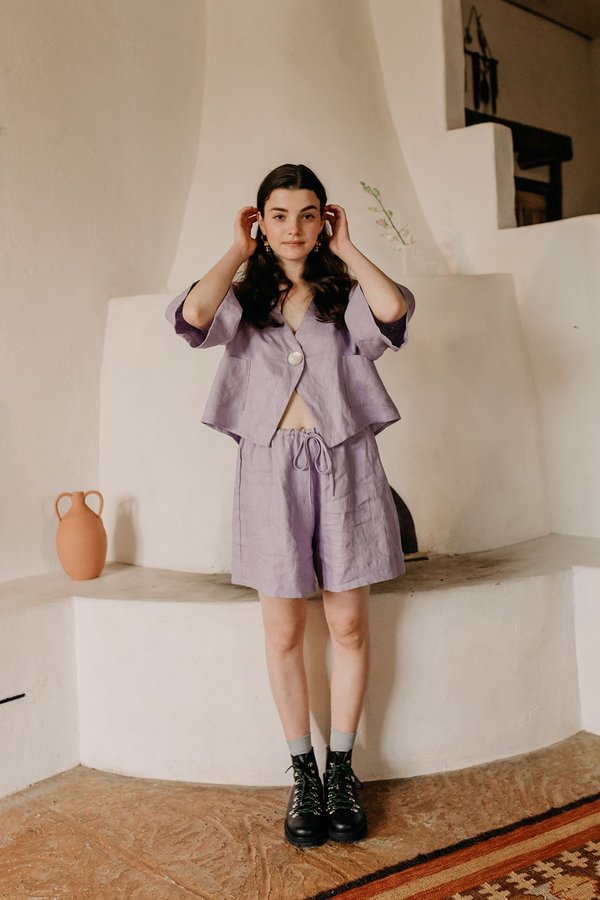 Muse the Label Ana Shorts - Lilac Muse the Label Ana Shorts - Lilac