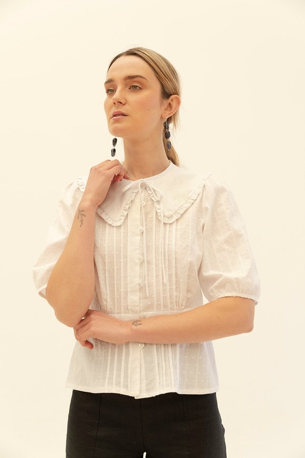 Muse the Label Bella Linen Collar Muse the Label Bella Linen Collar