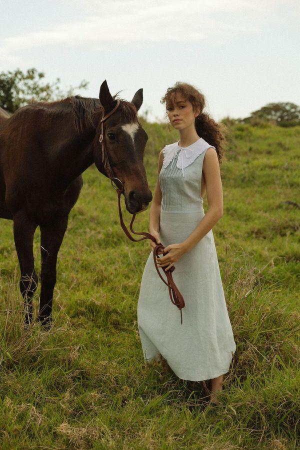 Muse the Label Bella Linen Collar Muse the Label Bella Linen Collar