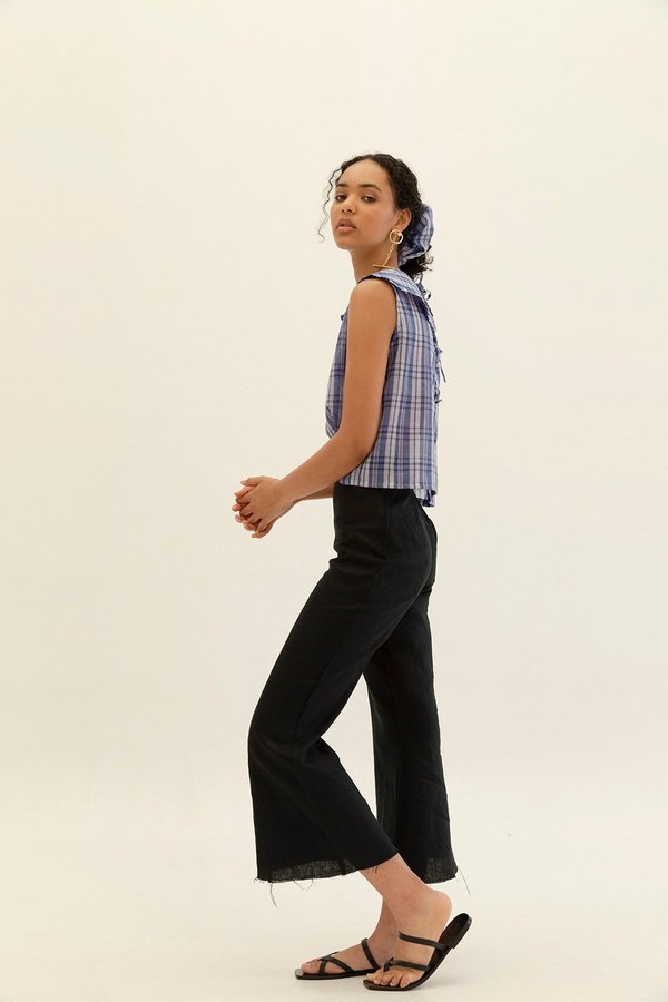 Muse the Label Bessie Cropped Flares - Black Muse the Label Bessie Cropped Flares - Black