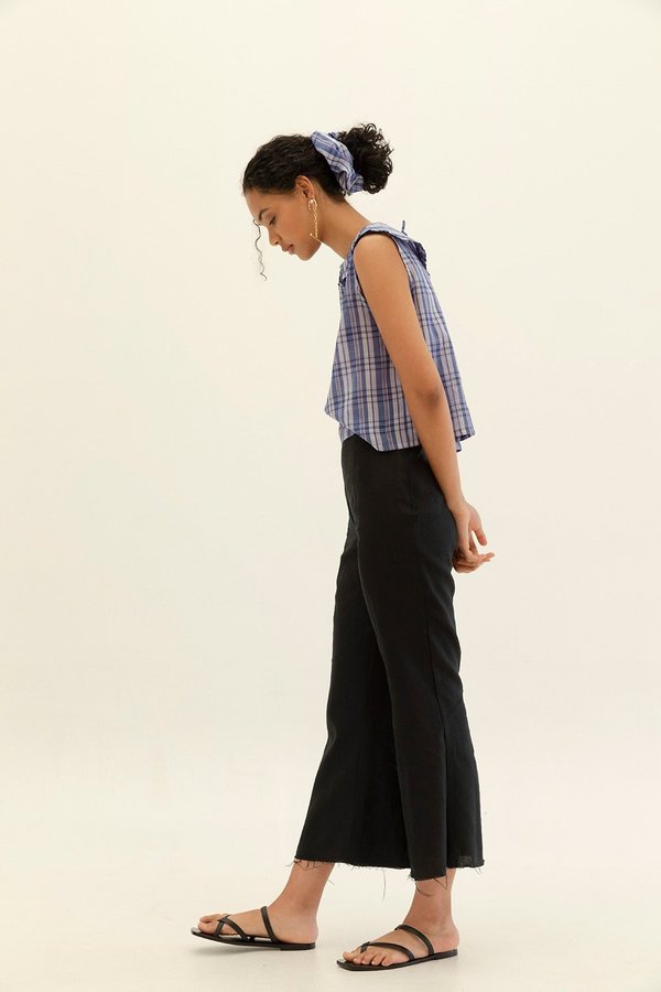 Muse the Label Bessie Cropped Flares - Black Muse the Label Bessie Cropped Flares - Black