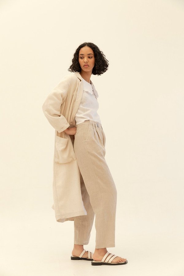 Muse The Label Edie Duster - Oatmeal Muse The Label Edie Duster - Oatmeal
