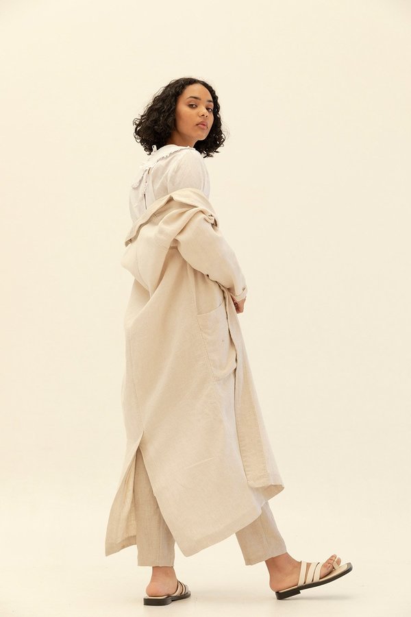 Muse The Label Edie Duster - Oatmeal Muse The Label Edie Duster - Oatmeal