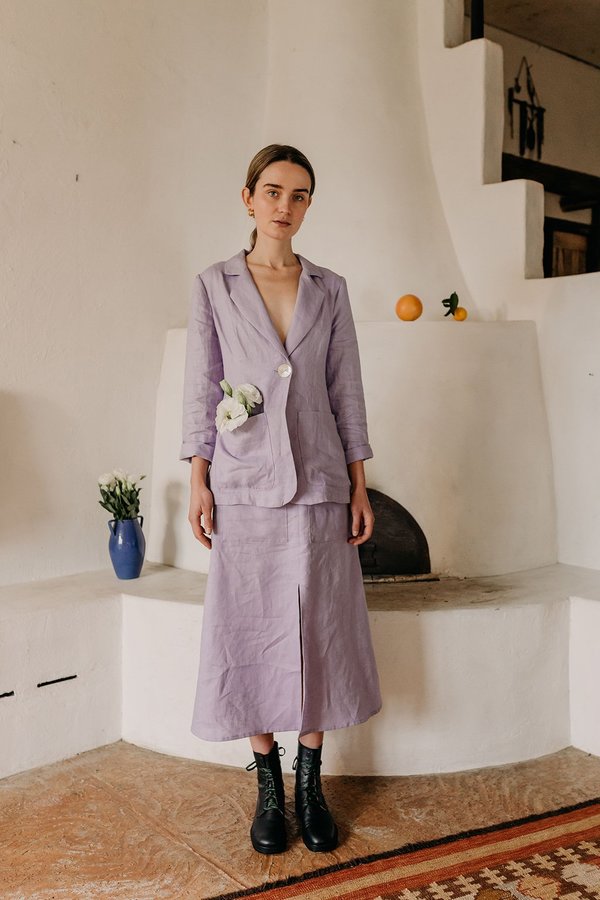 Muse the Label Fleur Jacket - Lilac Muse the Label Fleur Jacket - Lilac