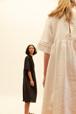 Muse the Label Florence Pintuck Dress - White Muse the Label Florence Pintuck Dress - White
