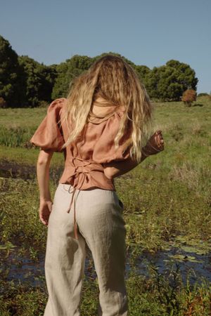 Muse the Label Josie Blouse - Caramel Muse the Label Josie Blouse - Caramel