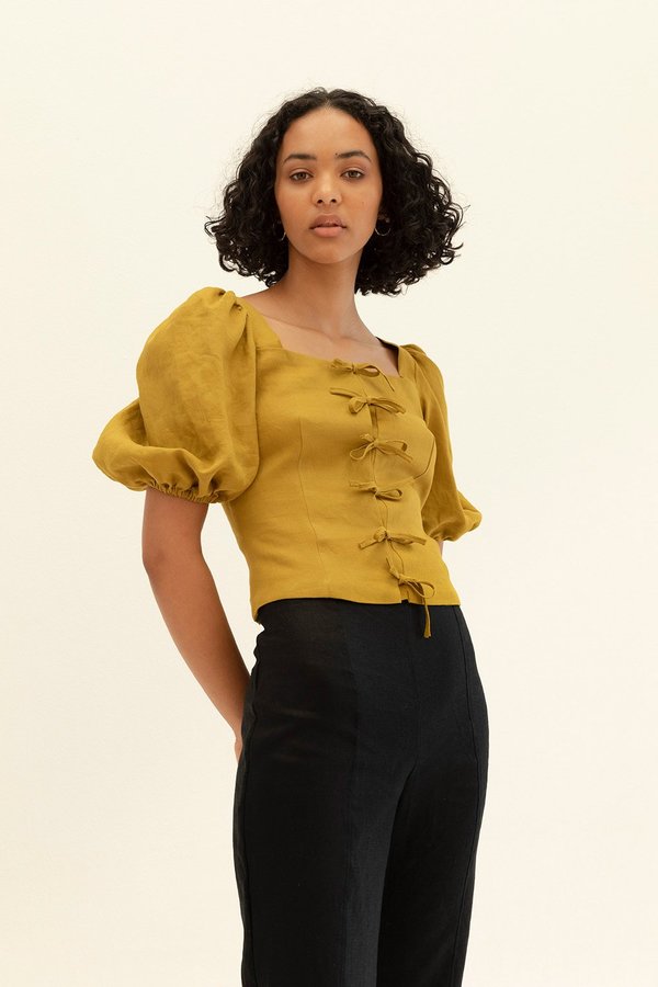 Muse the Label Josie Blouse - Pear Muse the Label Josie Blouse - Pear