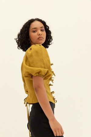 Muse the Label Josie Blouse - Pear Muse the Label Josie Blouse - Pear