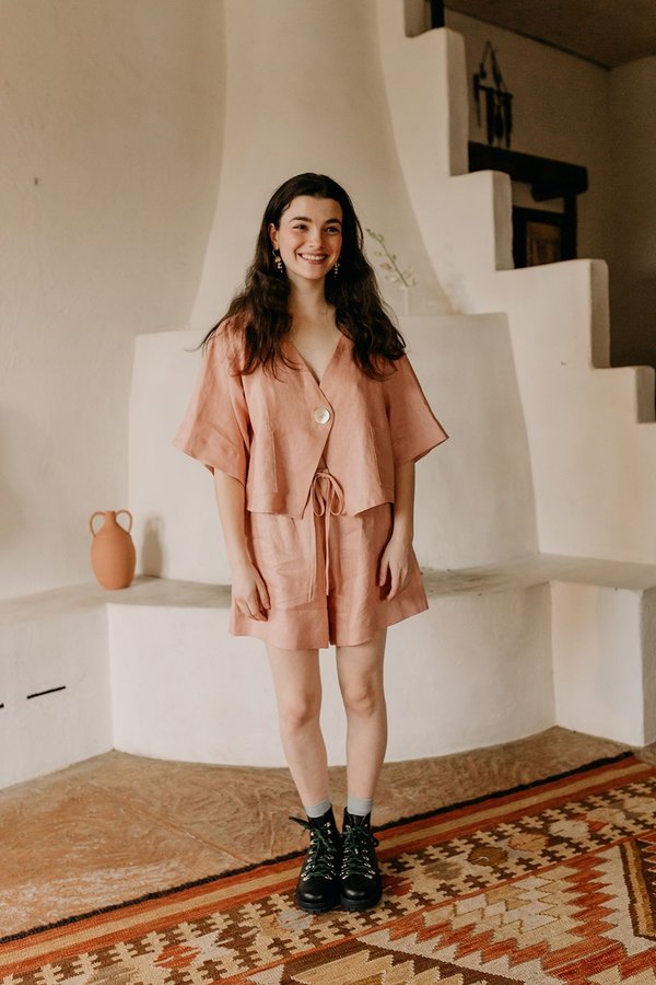 Muse the Label Lola Shirt - Blush Muse the Label Lola Shirt - Blush
